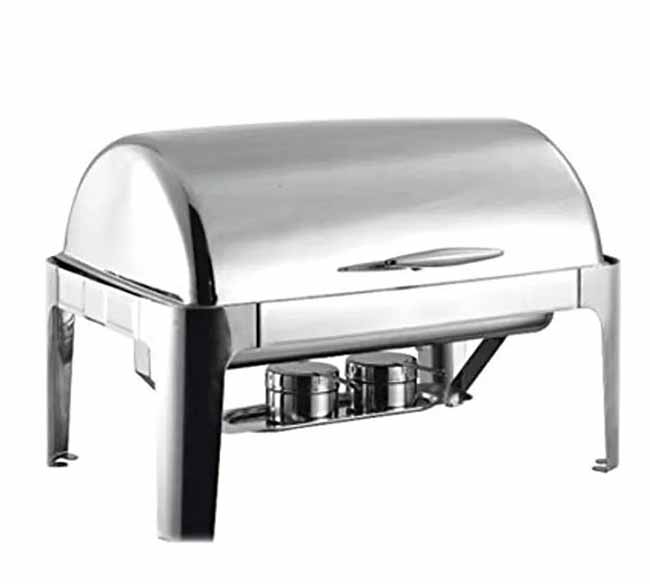 ΜΠΕΝ ΜΑΡΙ INOX GN 1/1 ROLL TOP ME ΚΑΜΙΝΕΤΑ 9lt