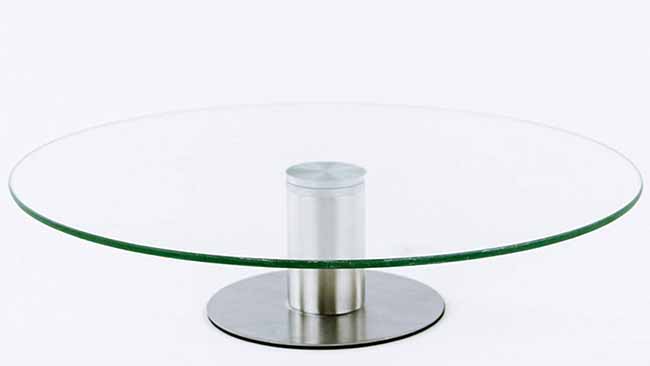 ΒΑΣΗ ΓΥΑΛΙΝΗ ΠΕΡΙΣΤΡΕΦΟΜΕΝΗ Φ35cm