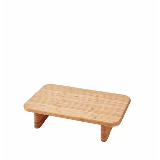 ΠΛΑΤΩ ΣΕΡΒΙΡΙΣΜΑΤΟΣ ΟΡΘΟΓΩΝΙΟ ΜΕ ΠΟΔΙΑ BAMBOO