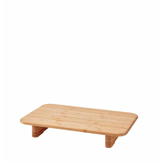 ΠΛΑΤΩ ΣΕΡΒΙΡΙΣΜΑΤΟΣ ΟΡΘΟΓΩΝΙΟ ΜΕ ΠΟΔΙΑ BAMBOO